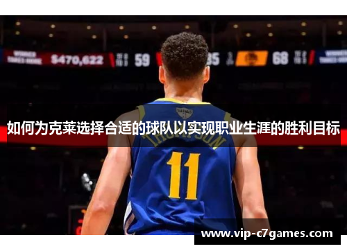 如何为克莱选择合适的球队以实现职业生涯的胜利目标