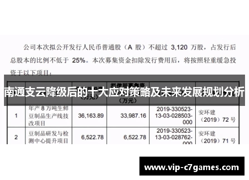 南通支云降级后的十大应对策略及未来发展规划分析