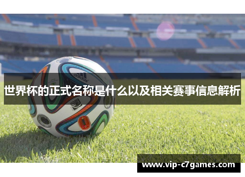 世界杯的正式名称是什么以及相关赛事信息解析